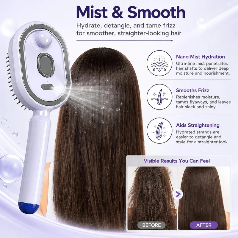 Electric Hair Comb – Instant Smooth & Frizz-Free Hair