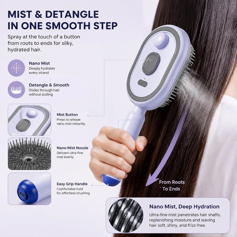 Electric Hair Comb – Instant Smooth & Frizz-Free Hair