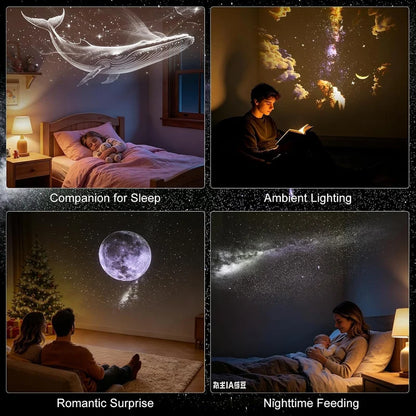 Mini Galaxy Star Projector Lamp – USB Ambient Night Light